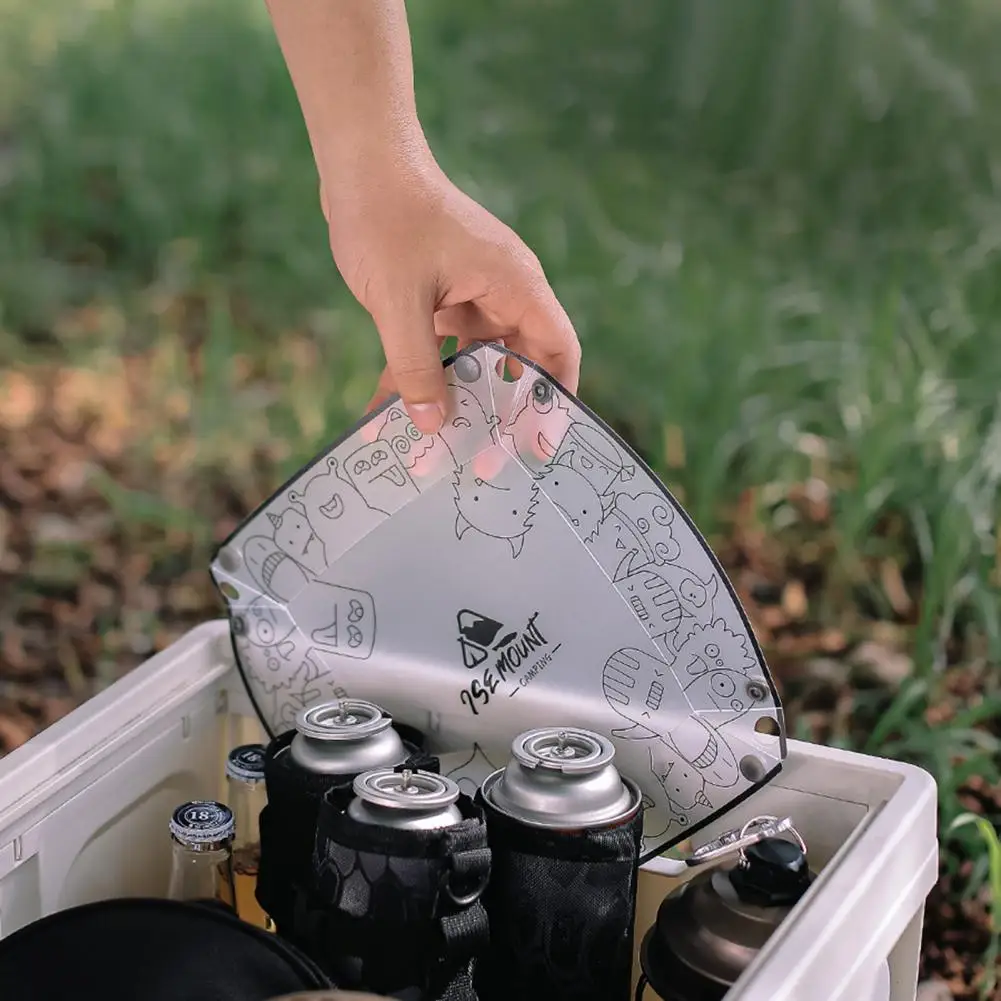Portable Tableware Folding Outdoor Camping Bowl Portable Durable Camping Tableware Bowl Bpa Free Heat-resistant Plate Set