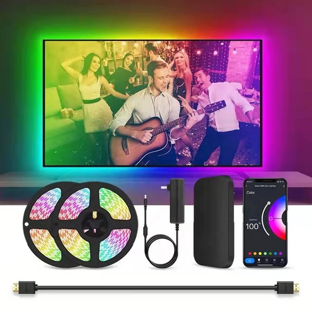 Tv Ambient Lighting Sync Tv Alexa  Hdmi Sync Box Lighting Kits - Wifi  Smart Lighting - Aliexpress