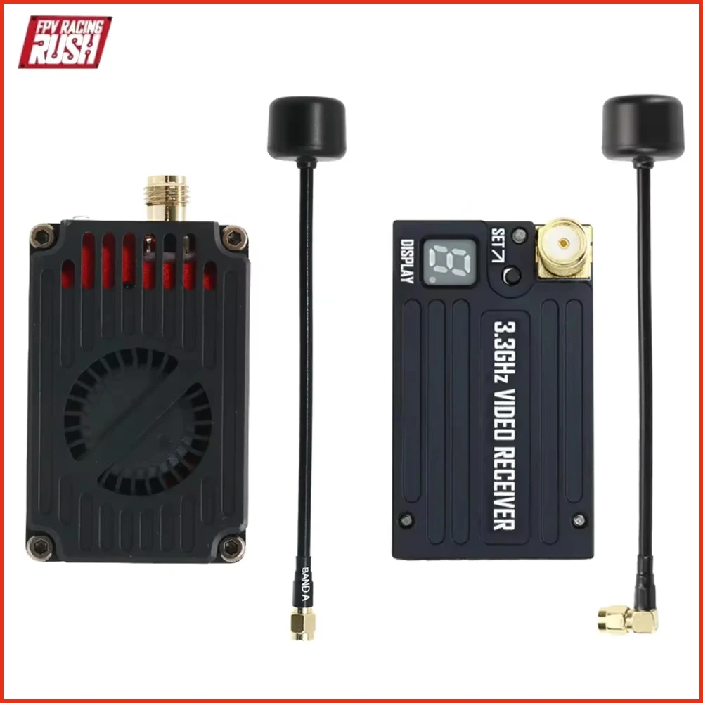 Kit FPV 3.3G 4W RushFPV VTX & VRX pour Drone Course Longue Portée