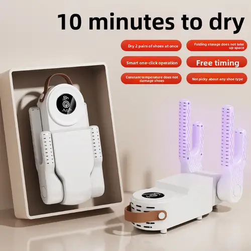 Household Folding Shoe Dryer  Retractable Timing-Enabled Hot Air Dryer for Shoes Deodorizing Function Essential Shoe-Drying Tool - Image 7