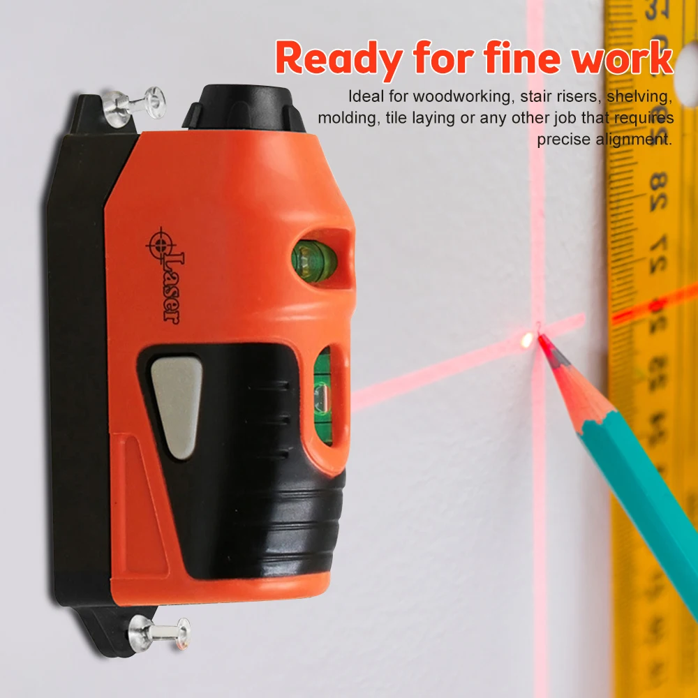Laser Level Mini Vertical Spirit Level Tool