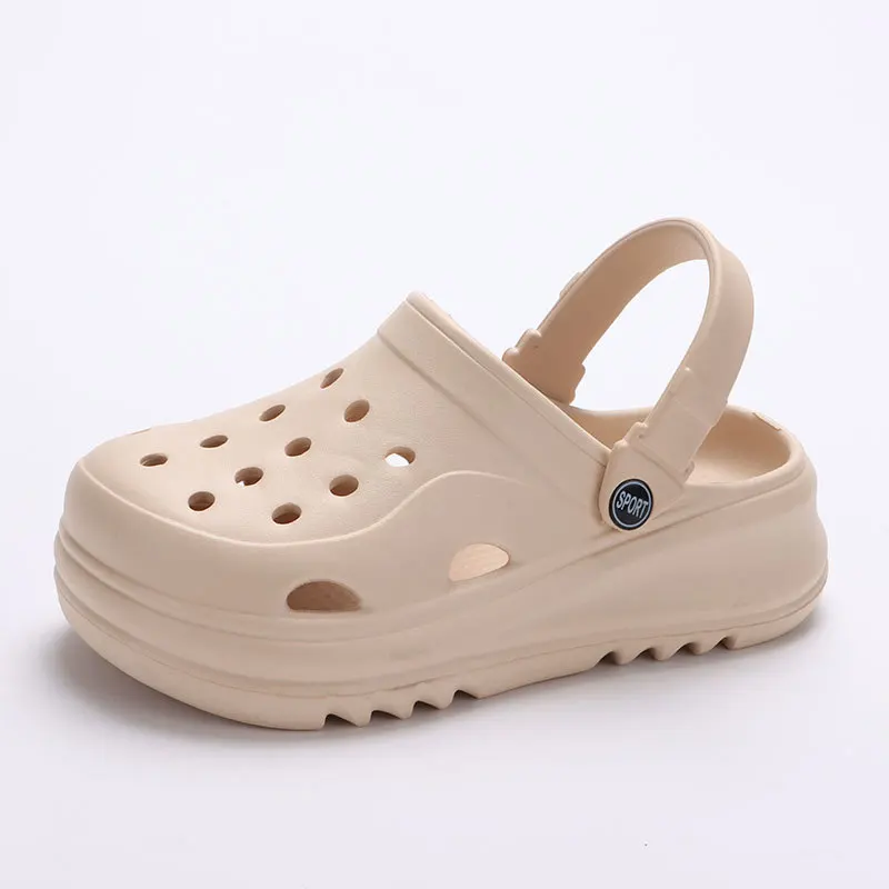 Chunky Platform Clogs Shoes for Women Thick Bottom Non Slip Beach Sandals Woman Summer 2024 Fashion Wedges EVA Sandals Slippers 3