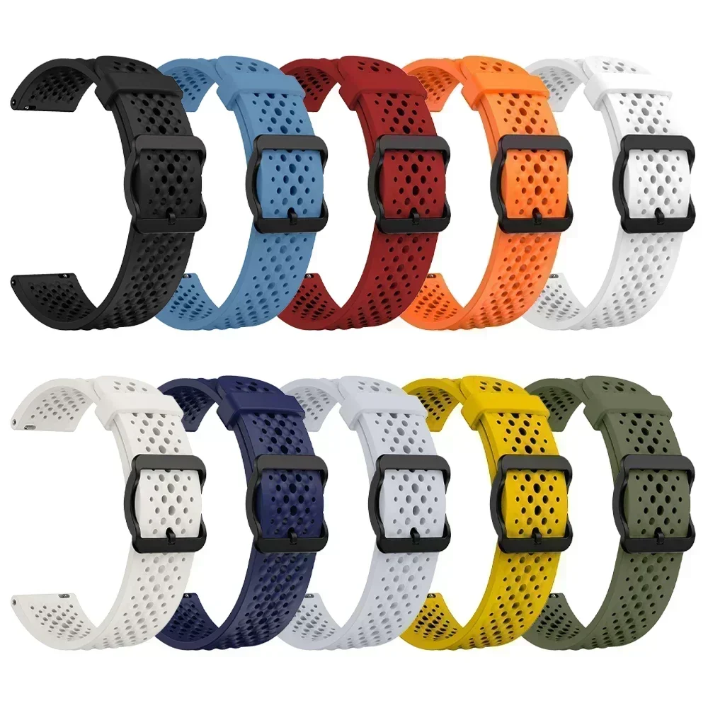 Silicone Smartwatch Strap, Versatile 22mm Replacement Wristband