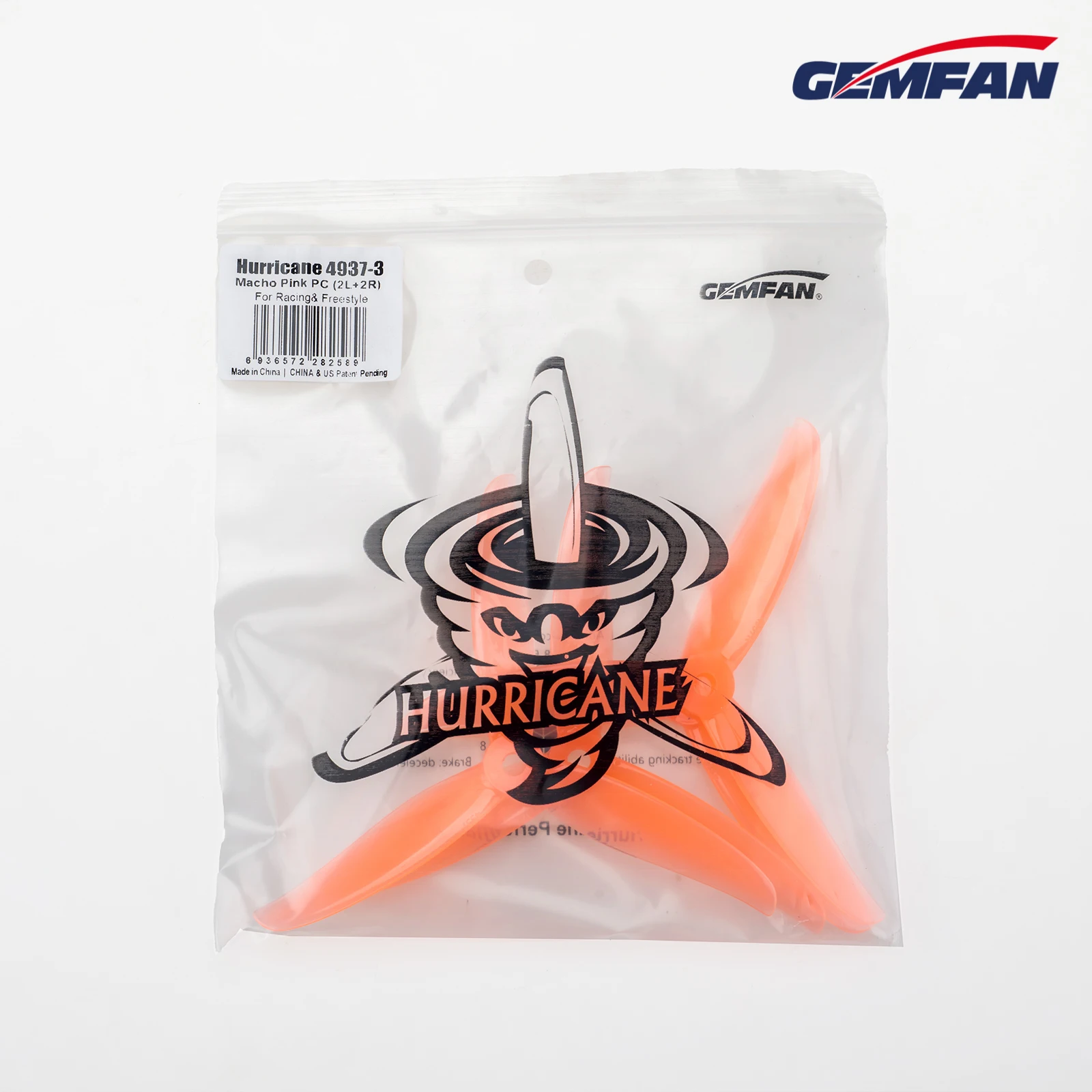 Gemfan 4937 Propeller 3-blade Props for FPV Drone 5inch Freestyle 4pcs/bag 2CW+2CCW