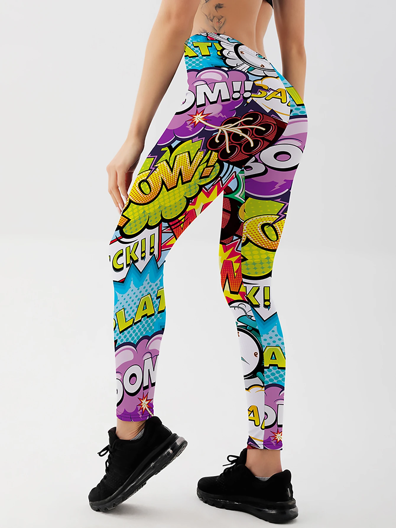 3D Printed Leggings Push Up Leggins Sport Women Fitness Running