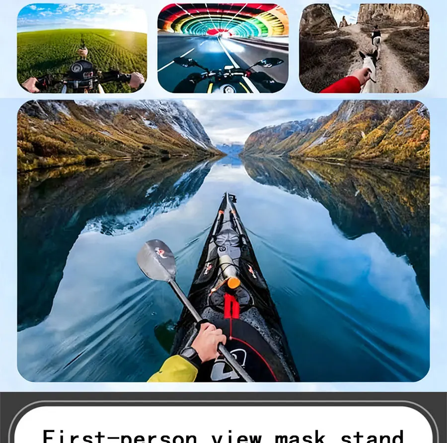 MYOBO Action 6 Kinnhalterung Telefonhalter Taktische Gesichtsmaskenhalterung für GoPro Hero DJI Osmo Insta360 Action-Kamera Zubehör – Detail 2