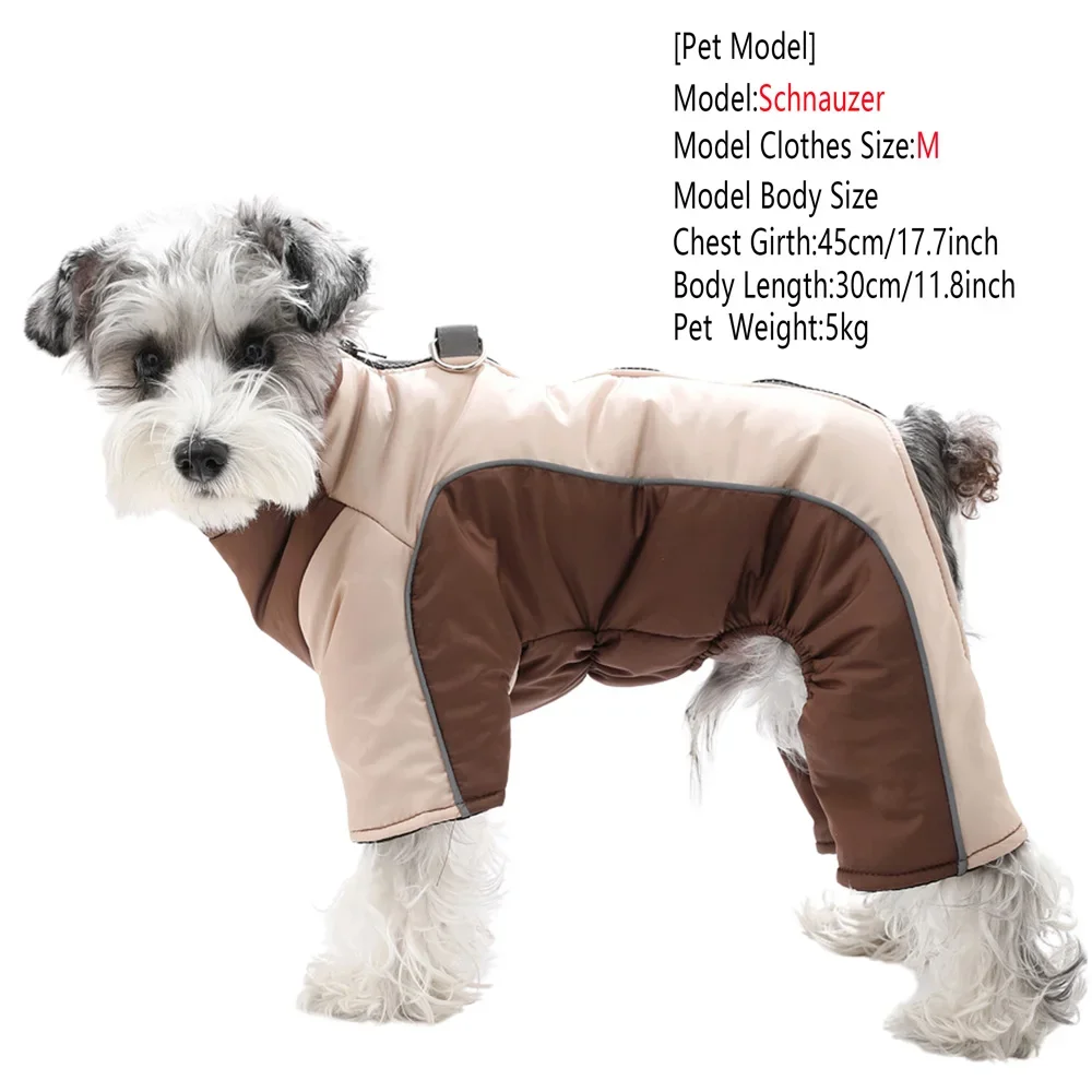 Winter Dog Jumpsuit Coat 4