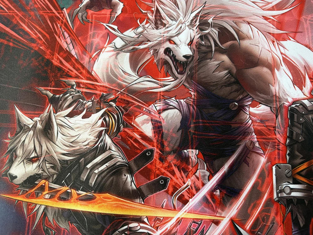 YuGiOh K9 - # Lupus Playmat K9 - #17 Izuna K9 - #17 