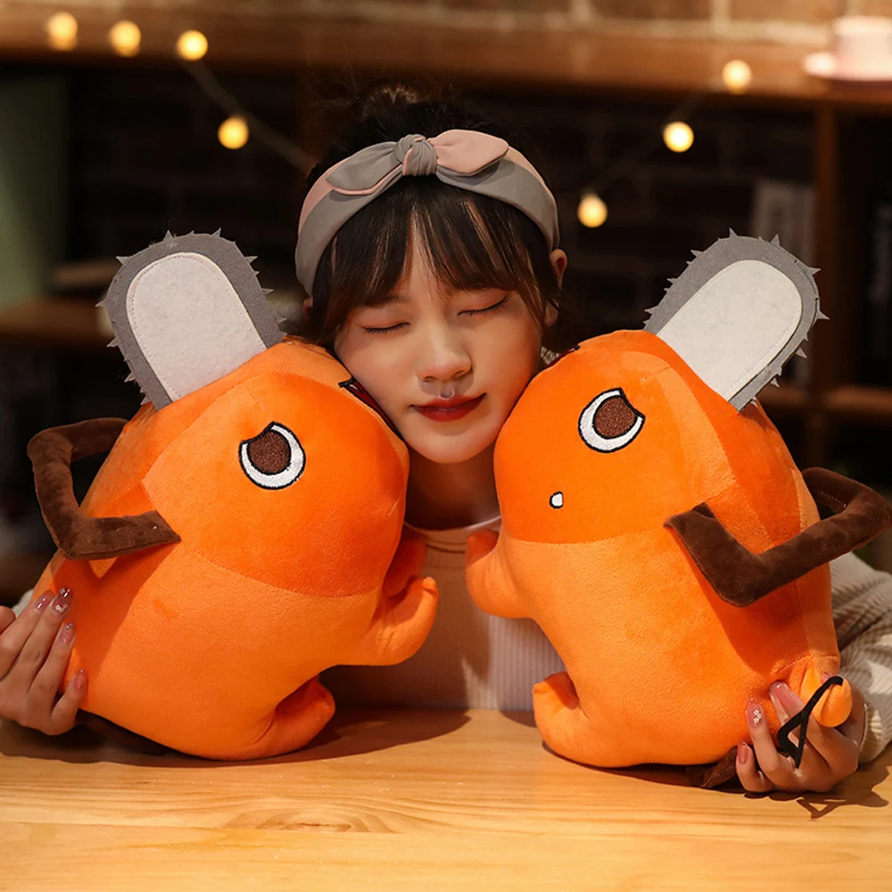 Chainsaw Man Pochita Cosplay Cute Anime Plush Doll Key Chain Stuffed
