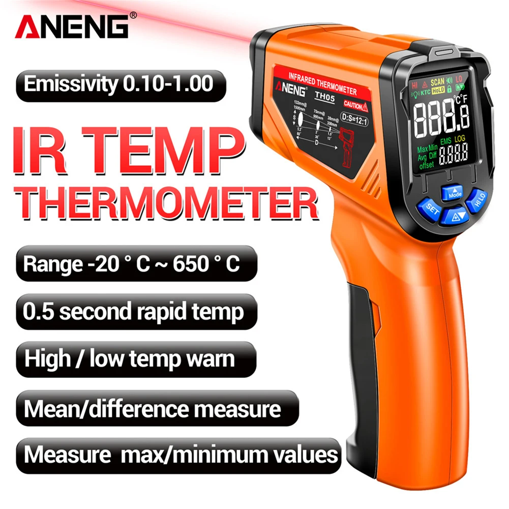 Aneng th05 Innen thermometer digitaler Infrarot-Wärme bild kamera ir  Lasersensor-Schaltung stest werkzeug Wärmezähler-Temperatur tester -  AliExpress