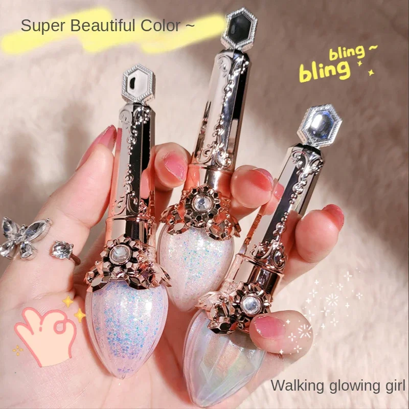 Eye shadow Liquid Eye Shadow Glitter Sequins Pearlescent Fine Flash Highlight Waterproof Cosmetics for Women