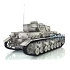 Outdoor Toys Toucan 2.4G Heng Long 1/16 Snow 7.0 Upgraded Panzer IV F RTR Remote Control RC Tank 3858 Metal Tracks TH17390 6