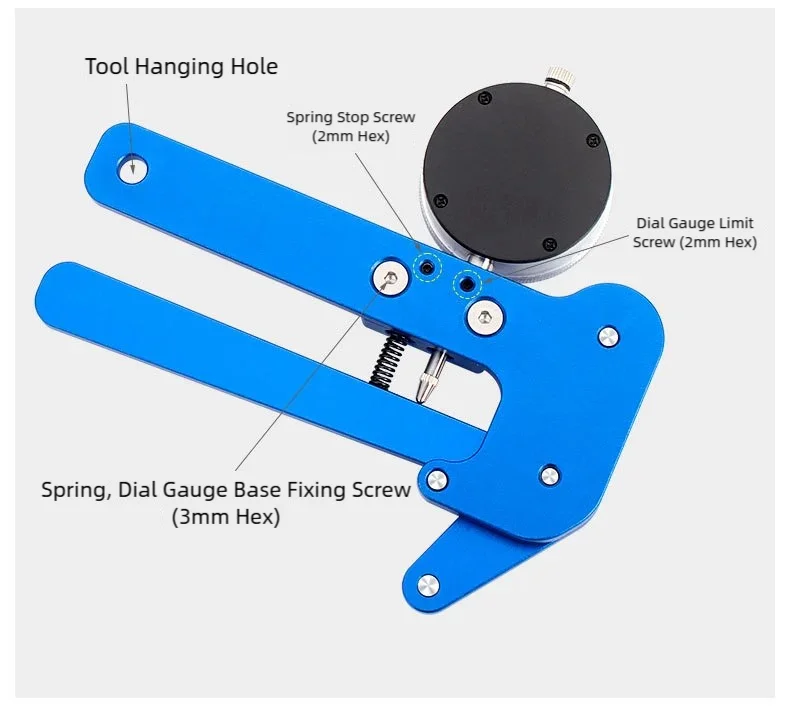 TOOPRE Bicycle Spoke Tension Meter Digital Display Rim Correction Tool Mechanical Wheel Steel Wire Ring Adjustment Measuring