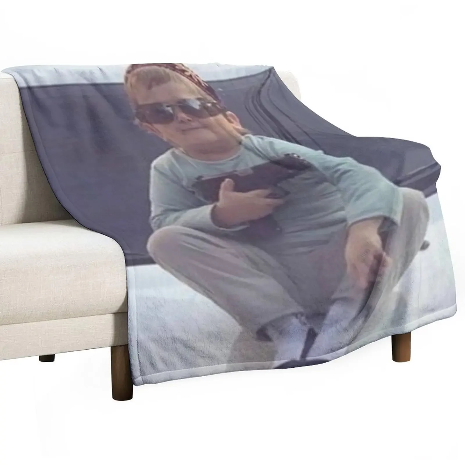 

Hasbulla Gun Throw Blanket for winter For Sofa Thin Summer Blankets