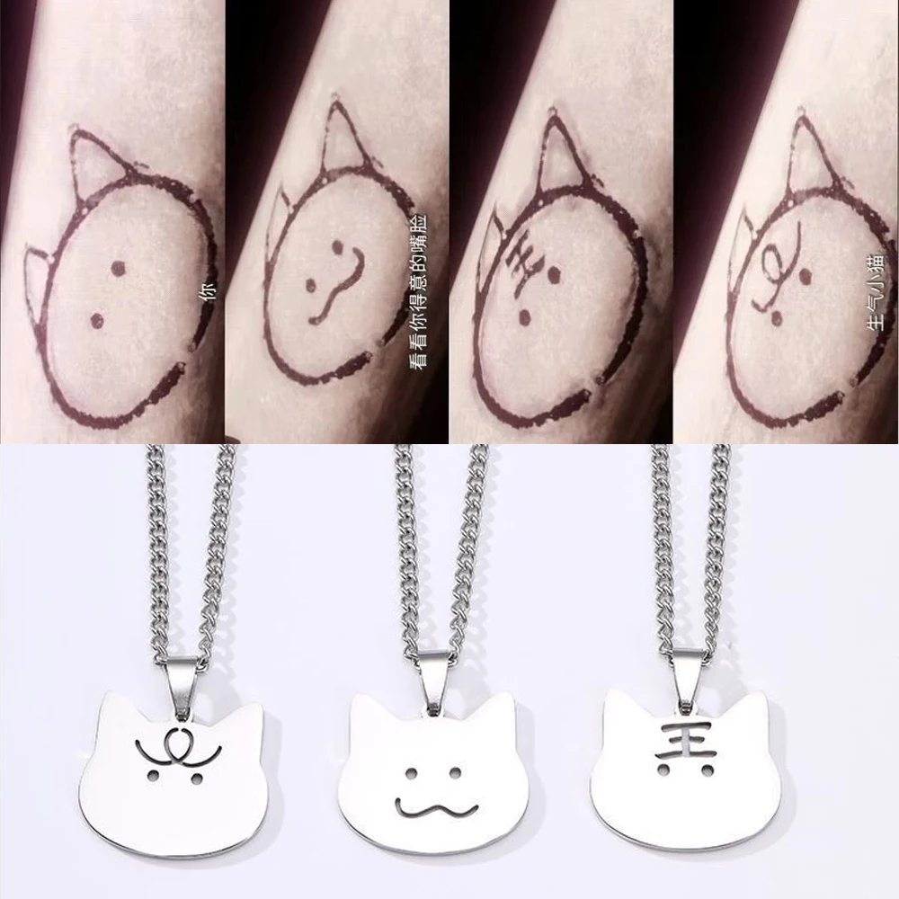 Game Love and Deepspace Sylus Qin Che Cute Cat Necklace Bracelet Set DIY Backpack Keychain Party Decor Xmas New Year Gifts anime keychain,cosplay necklace,keychain pendant