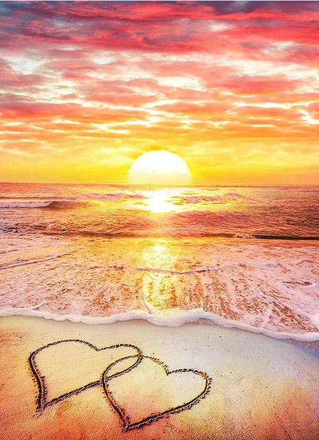 5D Scenery Diamond Painting DIY Landscape Diamond Mosaic Sunset Rhinestone Embroidery Full Drill Cross Stitch Kit Home Decore CY-FJ00103AE6