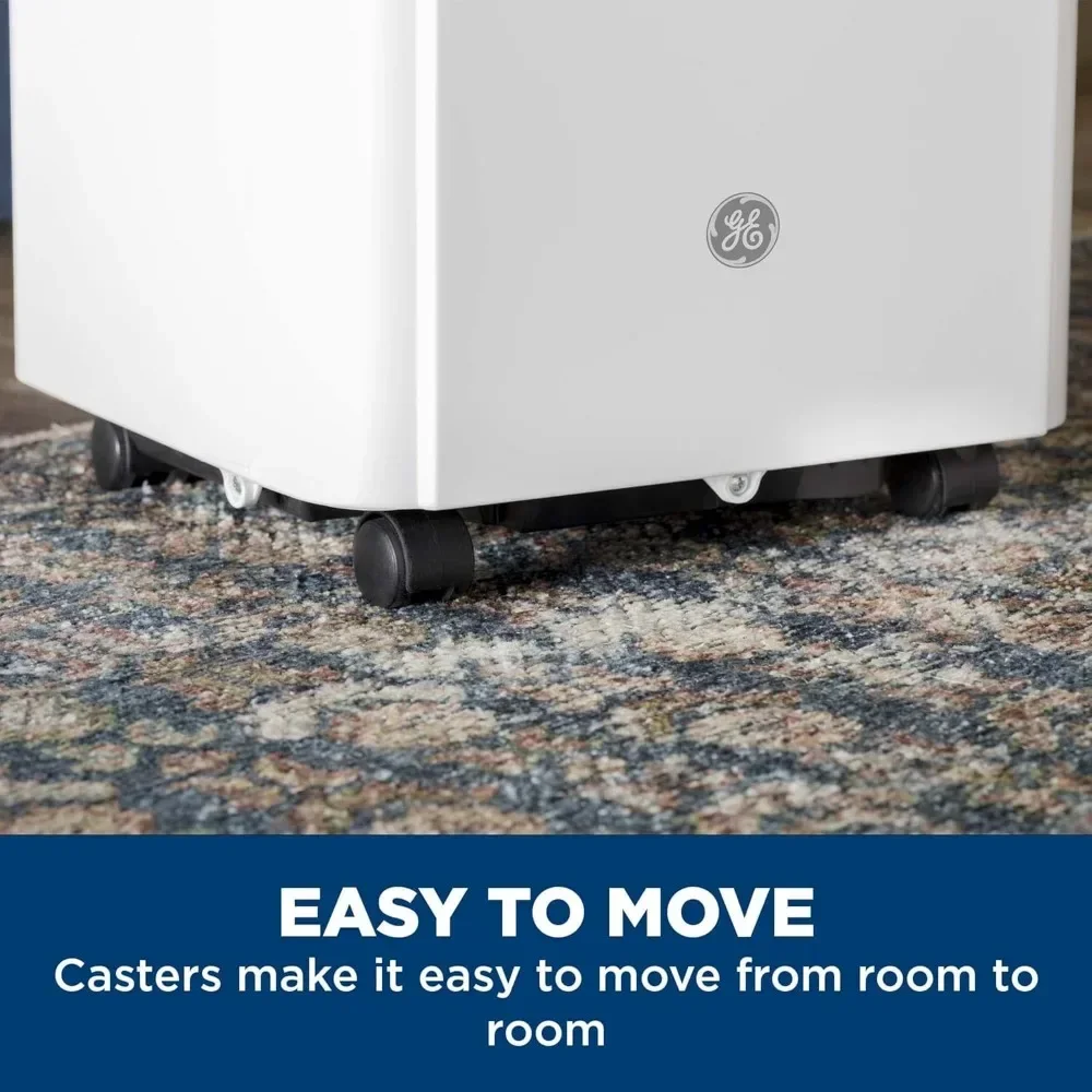 Portable Air Conditioner for Small Rooms up to 150 sq ft., 3-in-1 with Dehumidify, Fan and Auto Evaporation, Includ 5