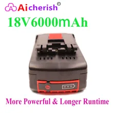

18V Battery Met Lader 6Ah 8Ah 10Ah Lithium Voor Bosch Oplaadbare Power Tool Batteries BAT609 BAT610 BAT618 BAT619G
