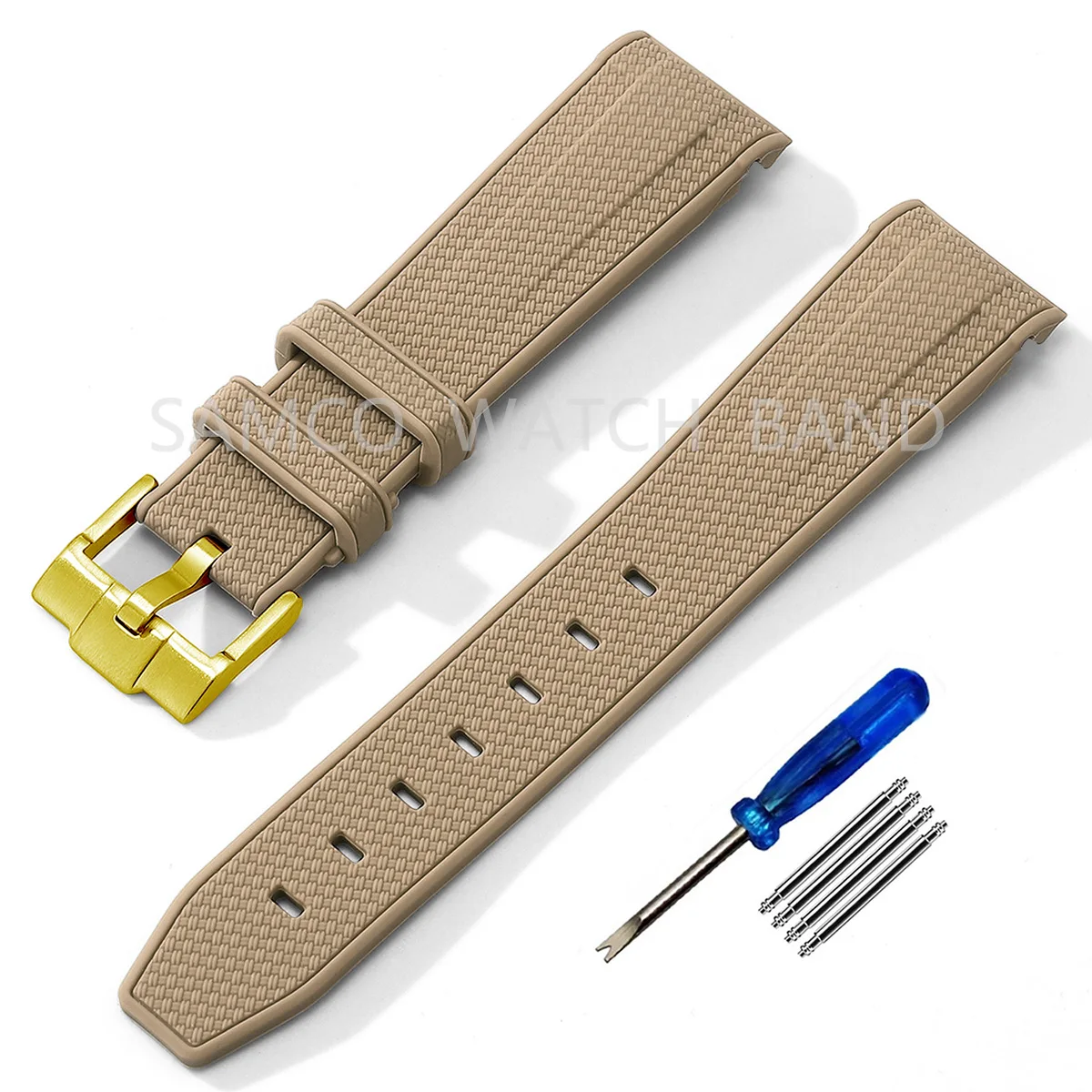 Premium Silicone Watch Strap - 20mm Rubber Replacement Band