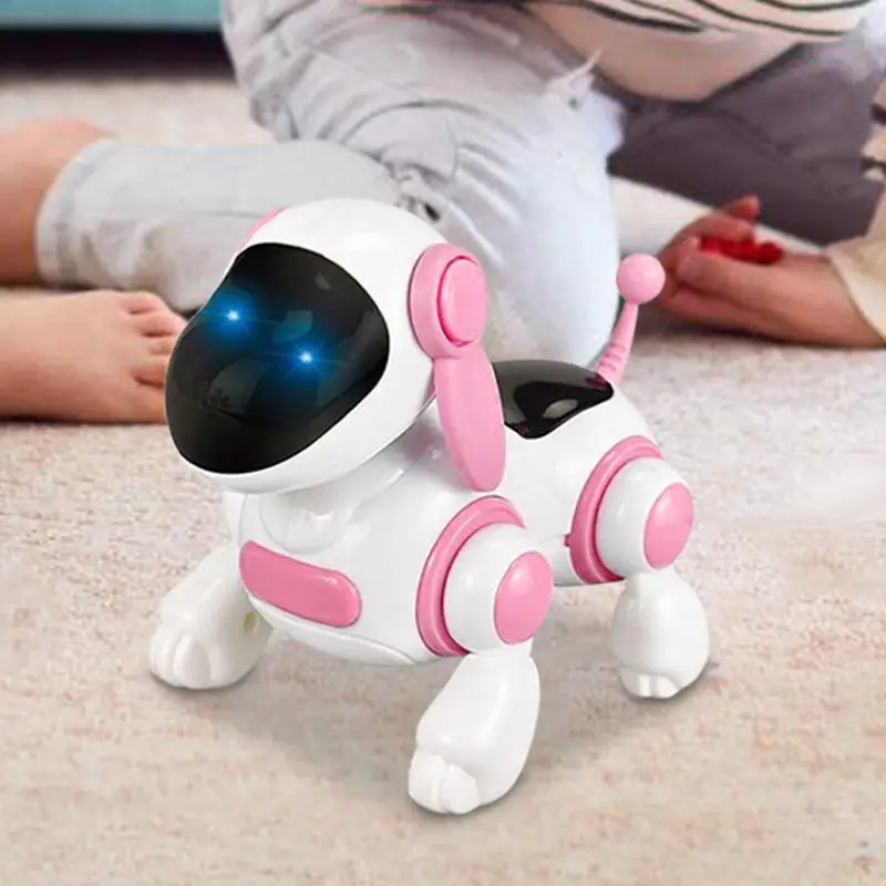 Interactive Robot Dog Remote Control Dancing And Walking RC Robot Funny Interactive Stunt Puppy With Sound For Kid Child Age 3-7 3