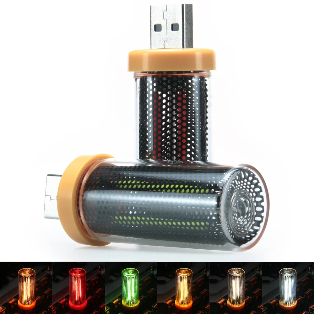 รูปสินค้า ไฟ LED สร้างบรรยากาศในรถยนต์แบบ USB ควบคุมสัมผัส โคมไฟพกพาตกแต่งห้องนอน