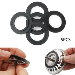 5pcs Sink Strainer Gaskets Rubber Seal Washer For Franke Basket Strainer Plug For 78 79 80 82 83mm Bathroom Kitchen Tools