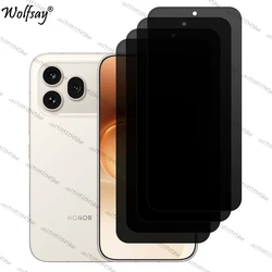 Enhanced Privacy Tempered Glass Screen Protector with Camera Lens Film for Honor 600 Pro (4 Front Glass)