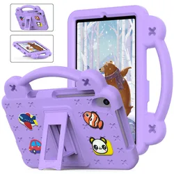 Kids Protective EVA Case with Handle Stand - Shockproof, Anti - Drop Tablet Cover for M8 Gen 4 TB - 300FU (Light Purple)