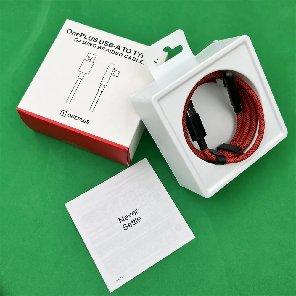 100W 10A 고속 충전 USB A to USB C 나일론 브레이디드 게이밍 케이..