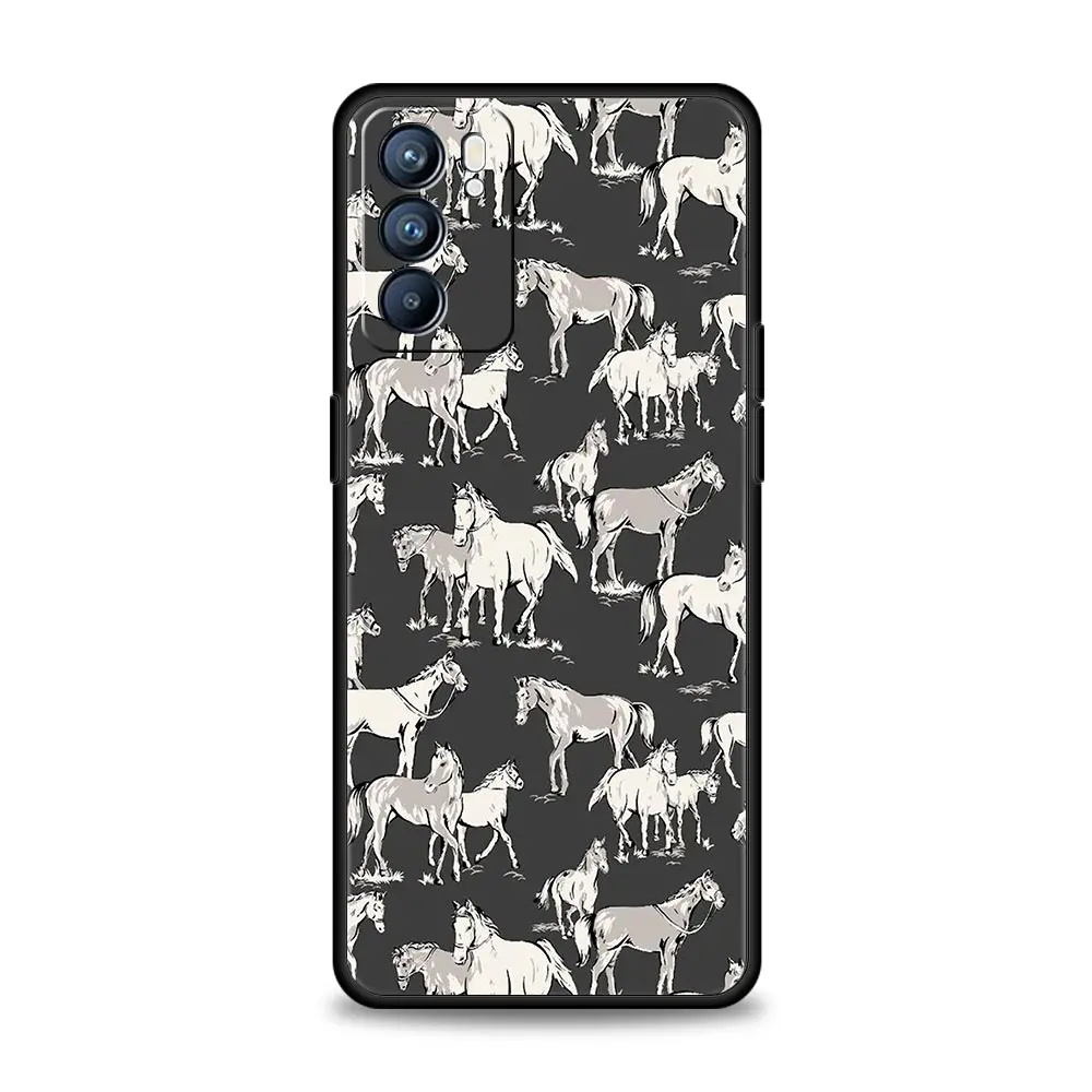 Animal Art Horse Phone Case Cover