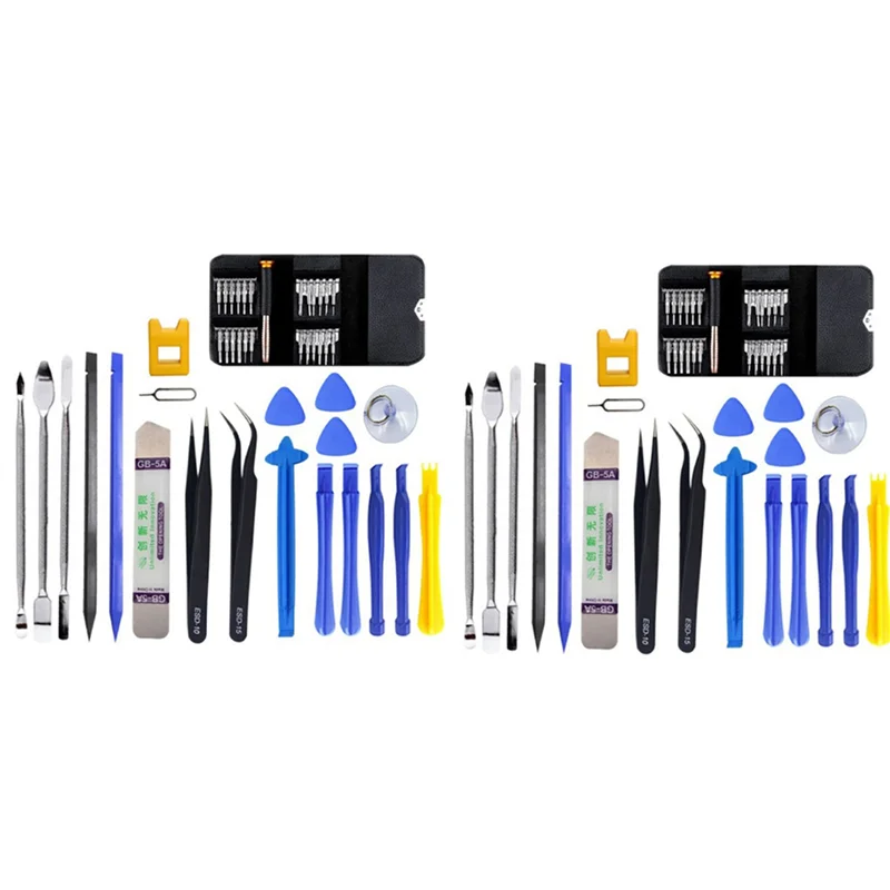WCS-2X 45 in 1 kit di strumenti di riparazione per telefono cellulare con schermo LCD di apertura per telefono portatile kit di strumenti di riparazione per occhiali da orologio - Image 2