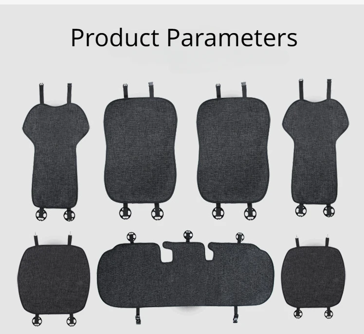 For Tesla Model 3/Y/3+ Model Y Juniper 2025 Flax Seat Pad Cover Comfortable Non-