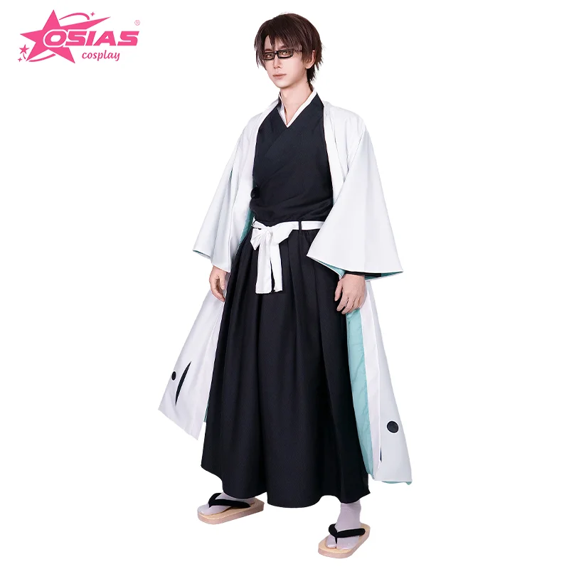 OSIAS Aizen Sousuke Cosplay Costume Set Aizen Sousuke wig Aizen Sousuke ...