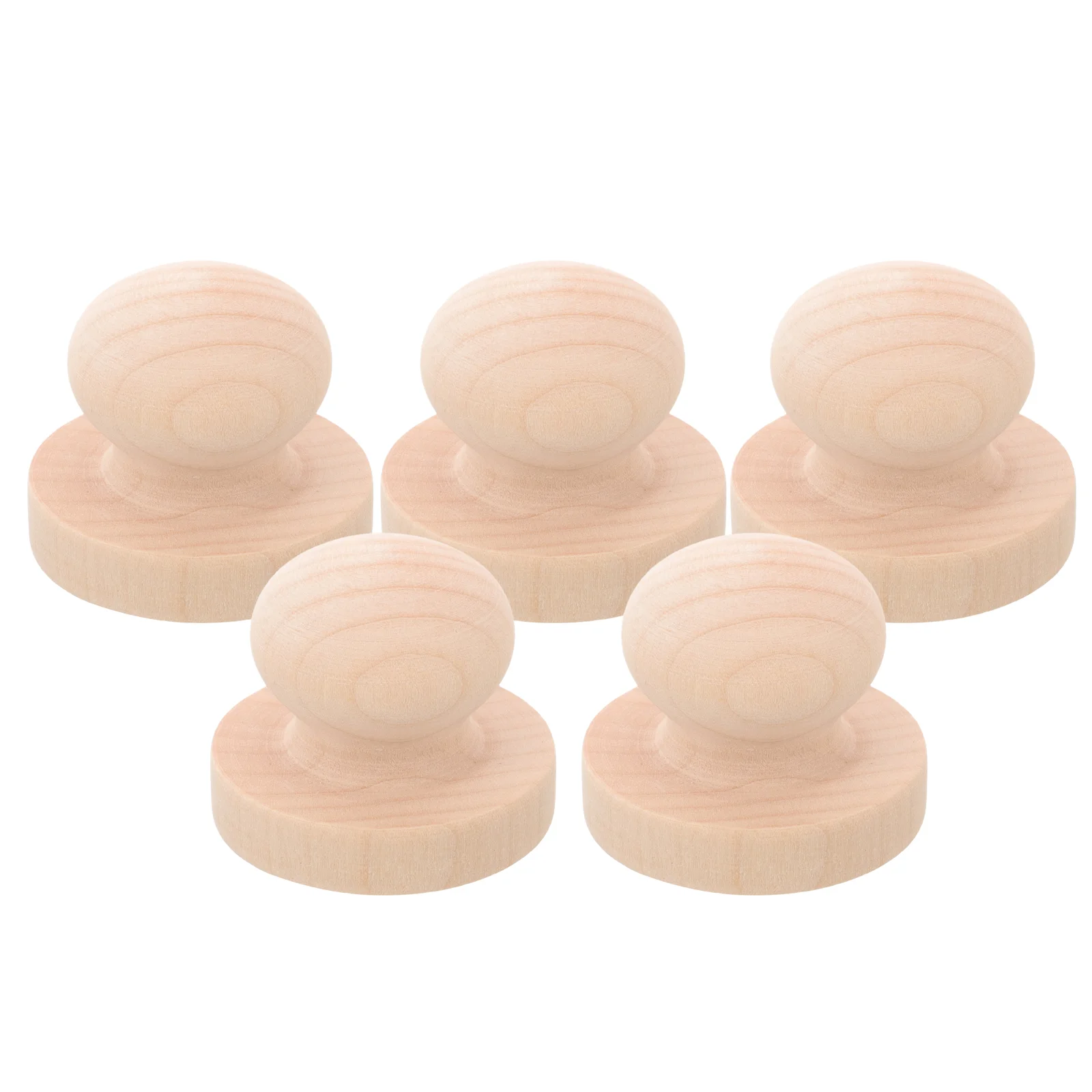Stamp Wooden Round Handle DIY Stamp For Diy Handleing Craft Diary Solid Wood Round Handle Seal