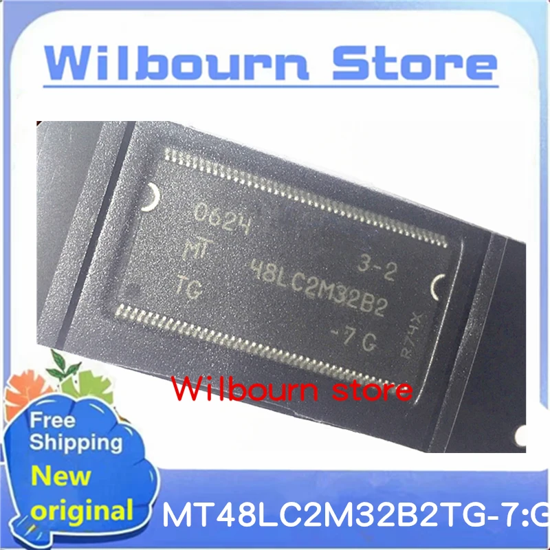 

10PCS/LOT 100% NEW MT48LC2M32B2TG-7:G MT48LC2M32B2TG-7G MT48LC2M32B2-7:G 48LC2M32B2TG-7G 48LC2M32B2-7G MT48LC2M32B2 TSOP86