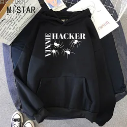 Vinnie Hacker Hoodie Letter Printing Sweatshirt Women Streetwear Celebrity Unisex Hip Hop Punk Clothes Spider Pullovers Korean L