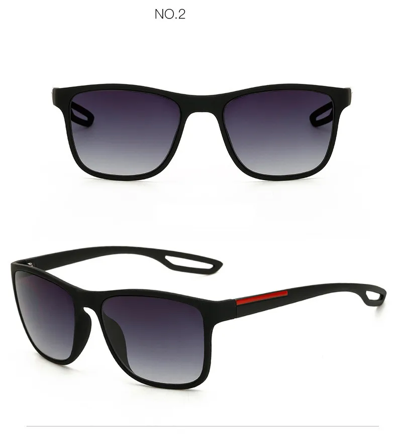 Lunettes de soleil carrées classiques de marque de styliste, Vintage, rectangulaires noires, pour hommes, populaires rétro, nuances pour hommes, 2023_voghion.com