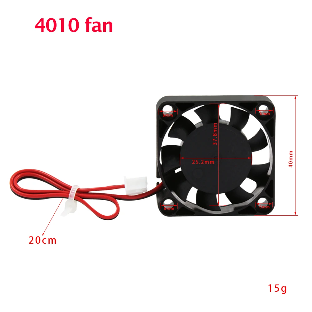 1点限り⭐️冷却ファン 3Dプリンター交換部品 24V ブラック 簡単交換 PC 3D プリンタファン 4010 ファン 24v 黒プラスチック押出機冷却