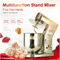 AST-B10S Electric Stand Mixer for Kitchen Planetary Food Mixer with Cover Dough Hook Flat Beater Wire Whip 5/7/10 Liters S.steel 2