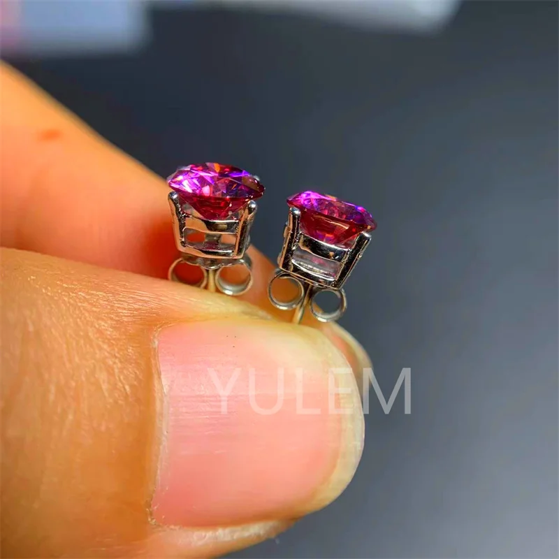Orecchini A Perno In Argento 925 A Forma Di Cuore Con Zirconia Cubica – Placcati Oro 14K, Ipoallergenici, Regalo Per Lei