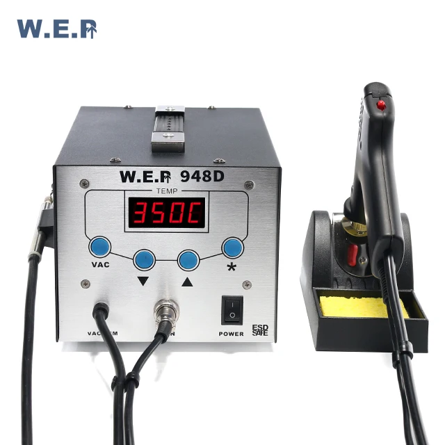 

Standard version Soldering iron and Desoldering Gun Station Suction Tin Gun Welding Machine WEP 948D