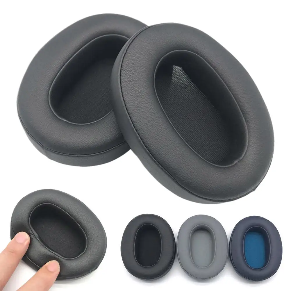 Premium Leather Ear Cushion Covers for Over-Ear Headphones - Enhanced Comfort & Style