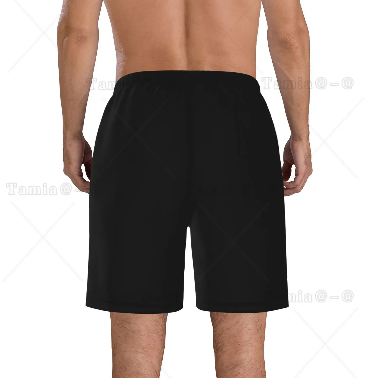 Men's Beach Short Swim Shorts Tiger Fur Sketch Color Picture Surfing Sport Swimwear Board Shorts 3