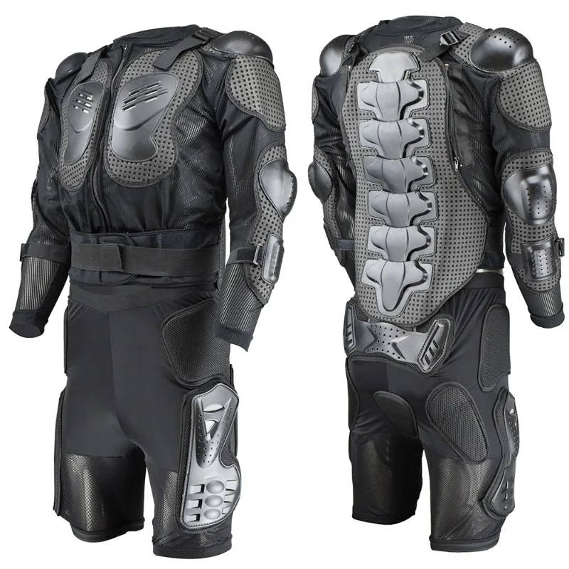 Motorcycle Suit, Armor Suit, Anti Fall Rider, Motorcycle Riding Off-road Protective Gear, Racing Armor Pants Set