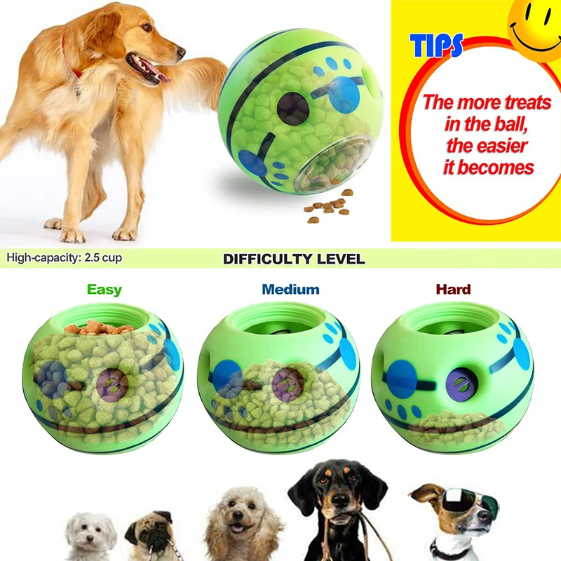 Benepaw Interactive Dog Toys Food Dispensing Treat Pet Giggle Ball