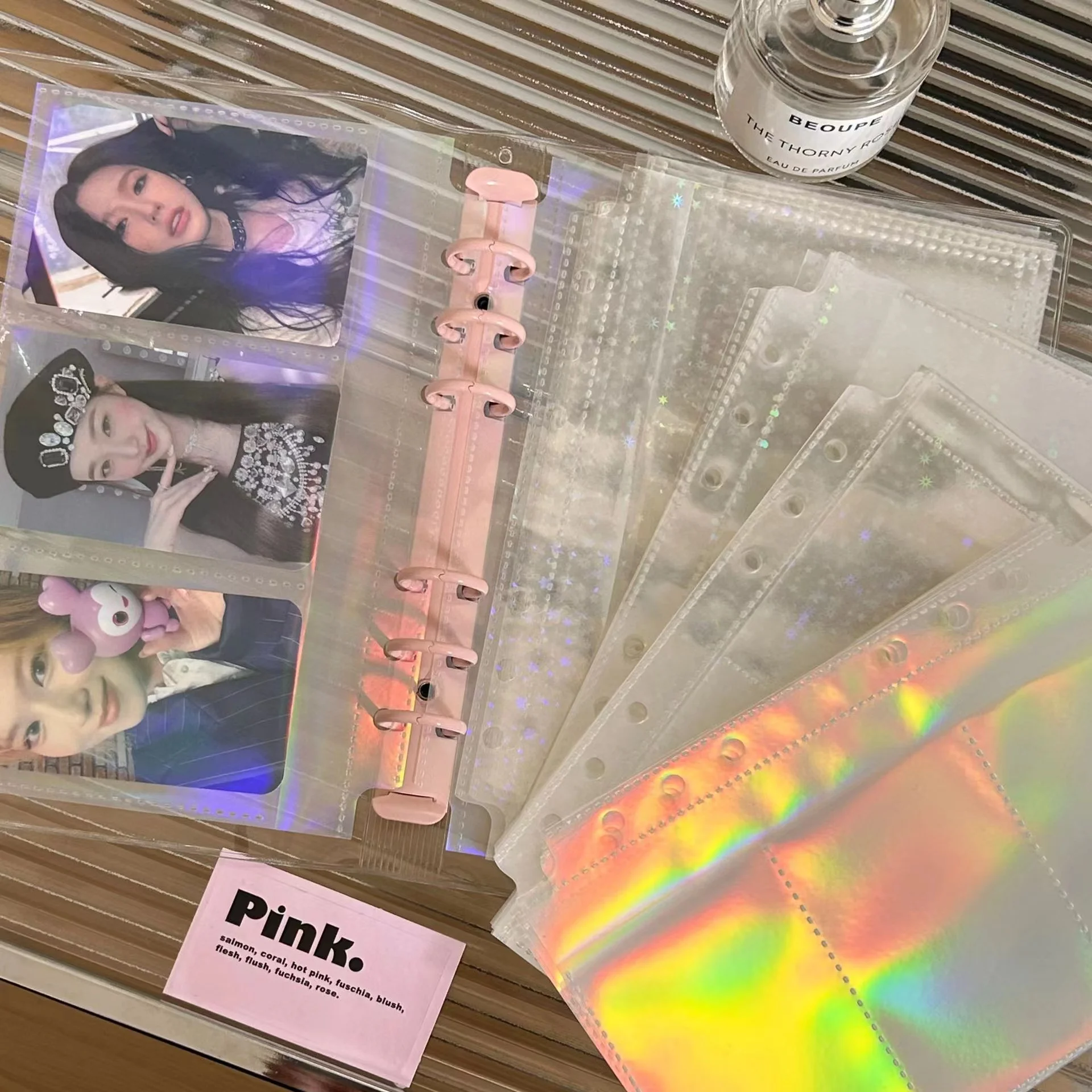 10pcs A6 Binder Photocards Idol Card Kpop Album 3/4/6 inch Refill Sleeves DIY Collect Book Refill Sleeves Storage bag Stationery bag photo storage inner pages binder photocards collect idol sleeves 3 inch photo album kpop photocards binder photo organizer