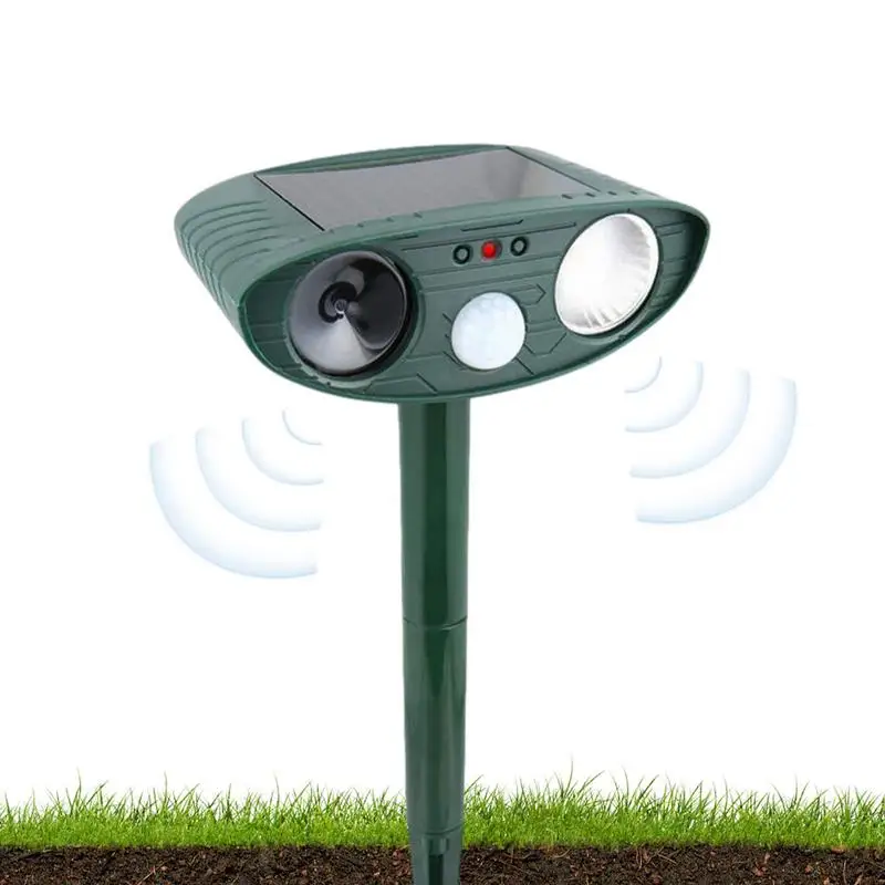 

Ultrasonic Cat Repeller Effective Cat Scarer Outdoor With Strobe Lights Outdoor Deterants For Yards Backyards House For Pets