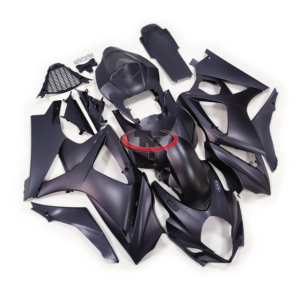 

Инъекция под заказ для Suzuki GSXR1000 GSX R 1000 K7 2007-2008 мотоциклетный матовый черный полный комплект обтекателей кузов капот