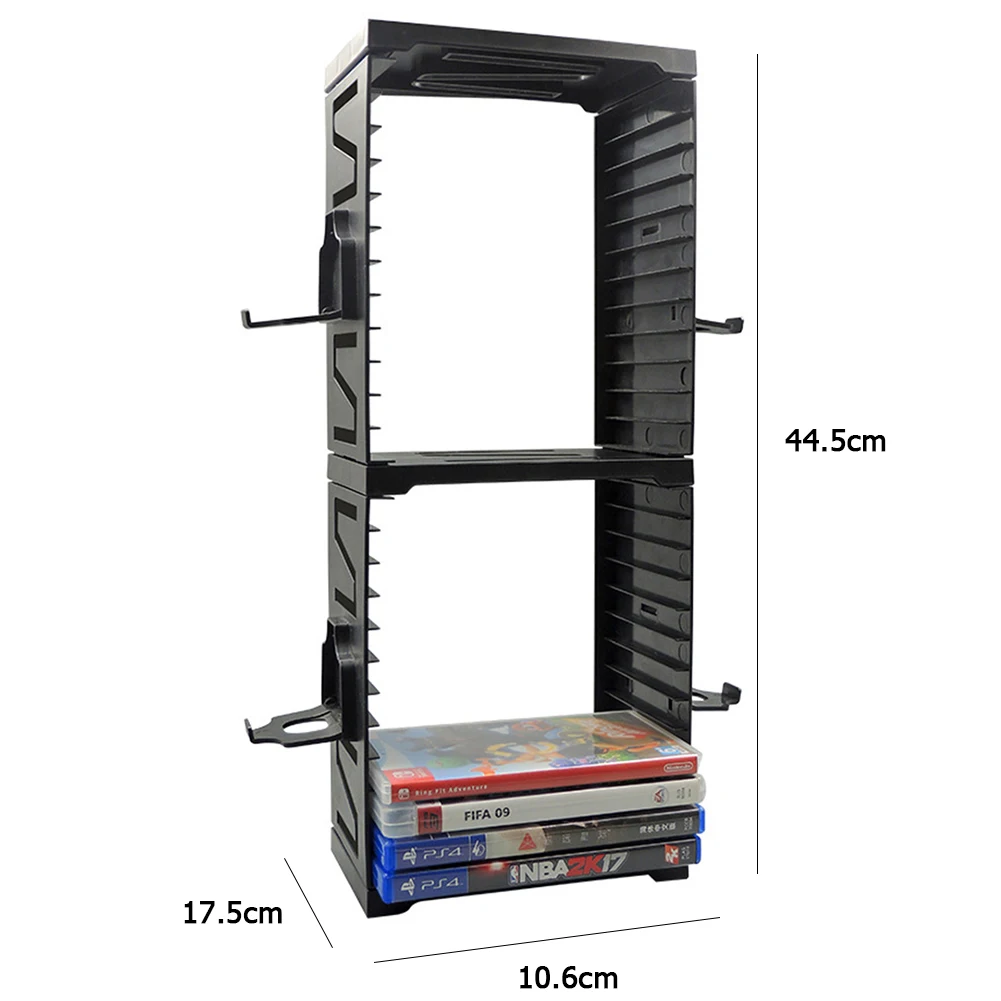 Game Disc Storage Tower Holder for PS5 PS4 Switch