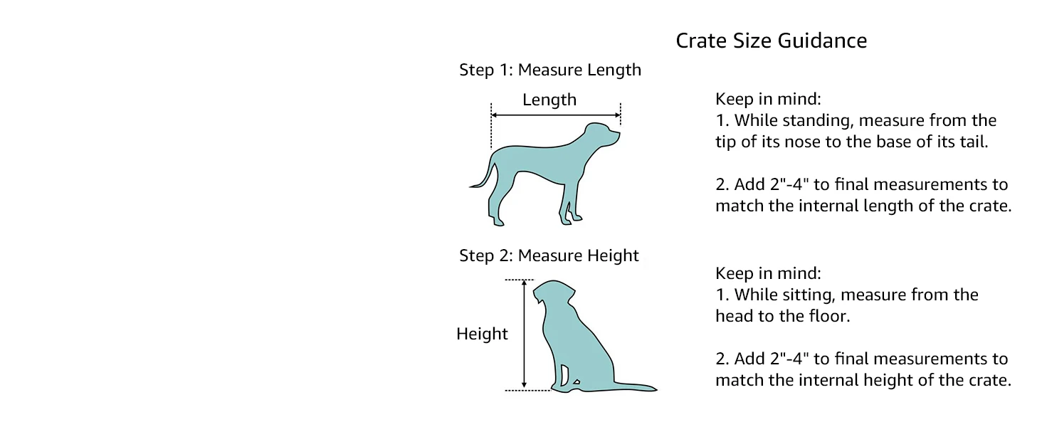 how to choose the size of dog crate